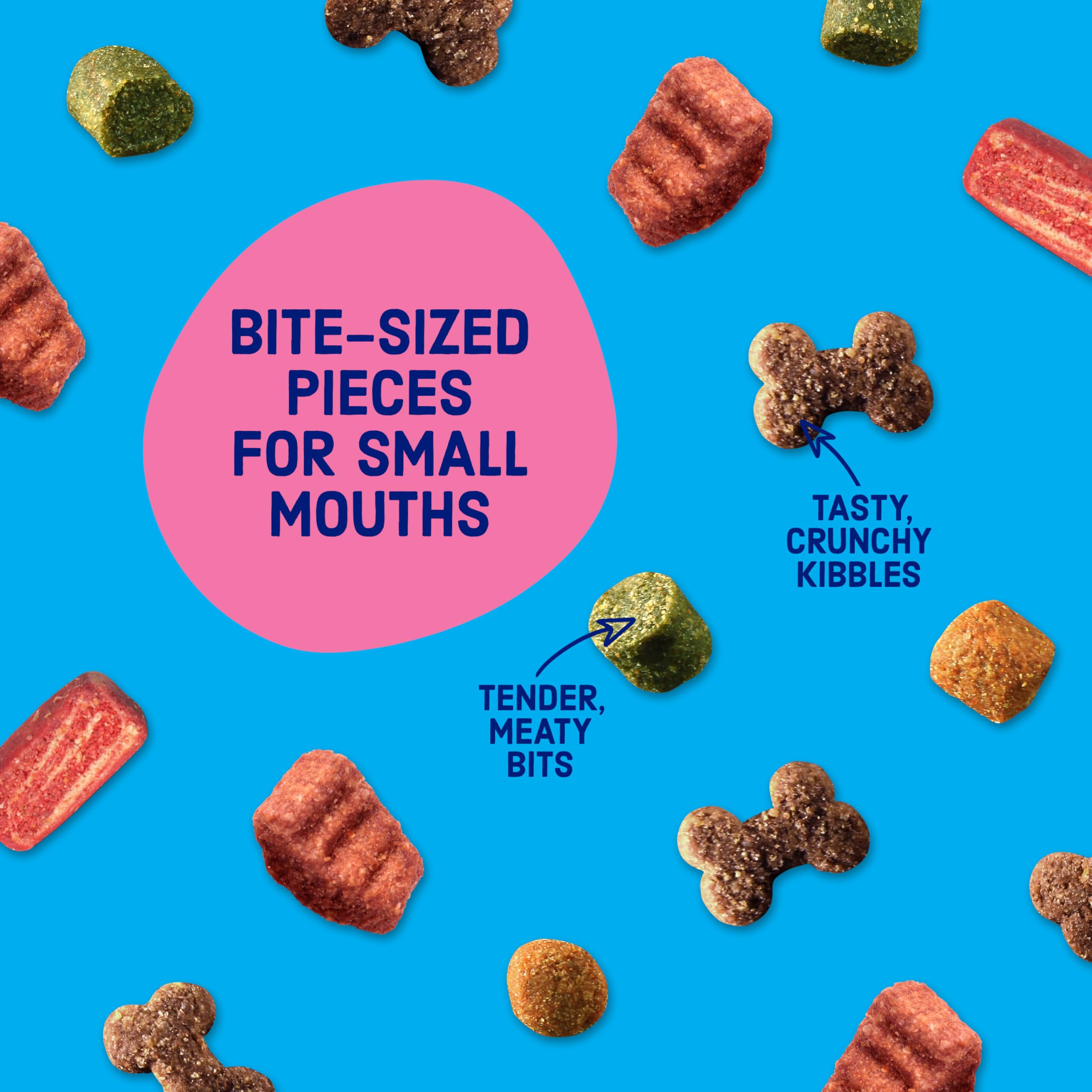 Kibbles 'n Bits Mini Bits: porciones diarias fáciles de servir.