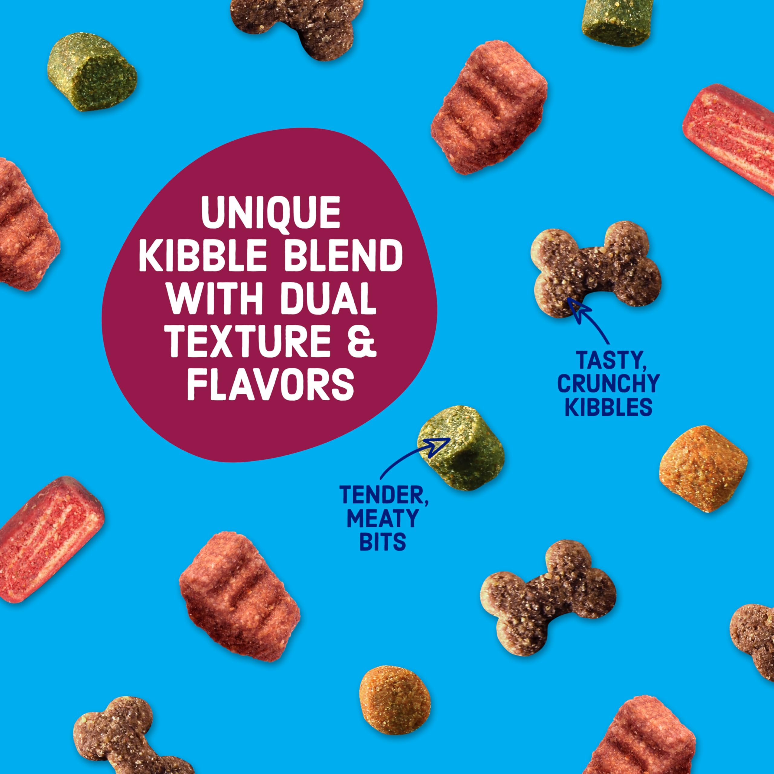 Kibbles 'n Bits steak-flavor chunks close-up