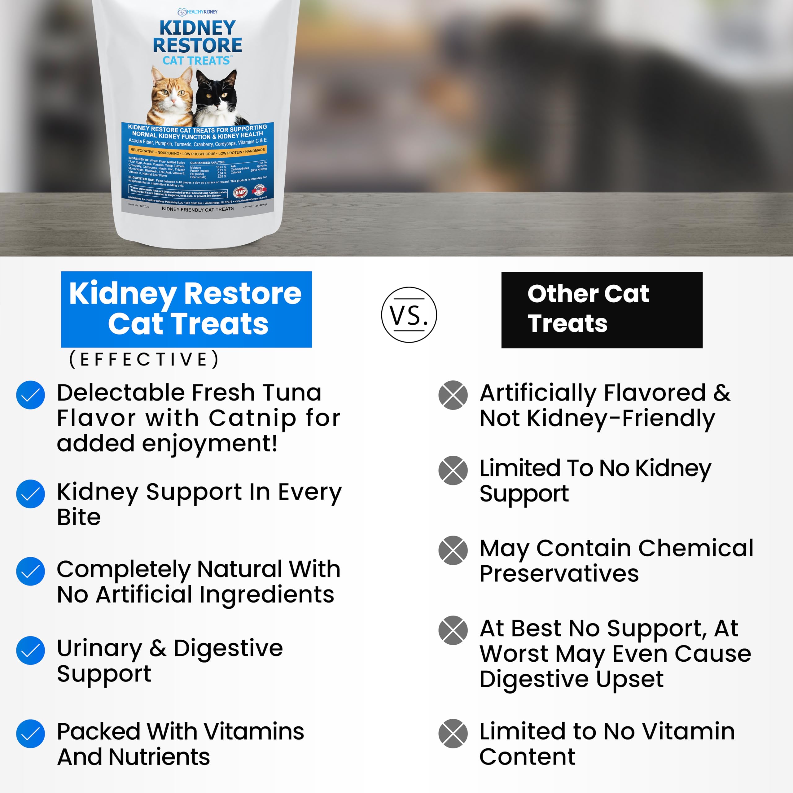 Kidney Restore: porciones bajas en proteína y fósforo para dietas renales.