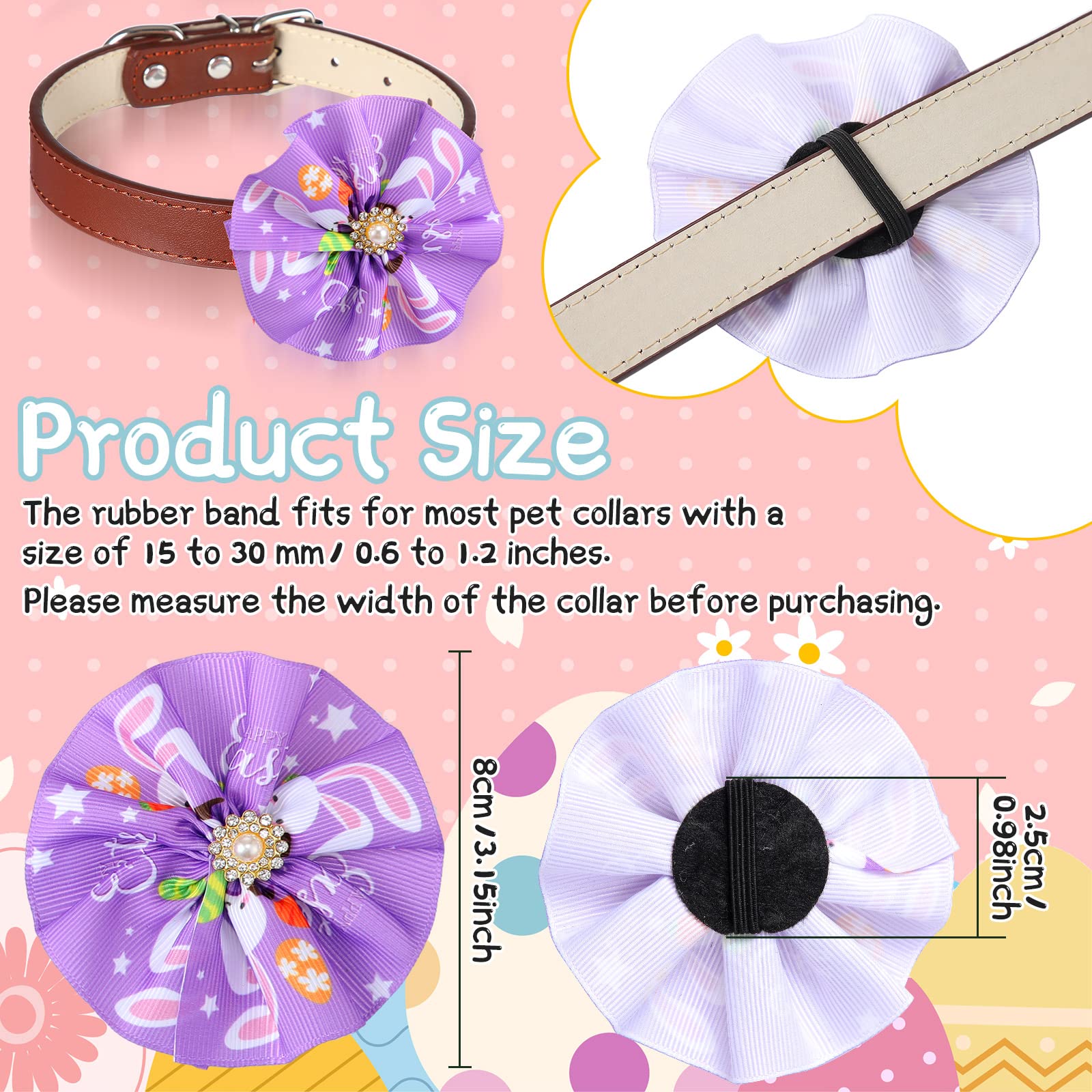 Lazo Kigeli con conejo de Pascua para collar, perfecto para sesiones temáticas