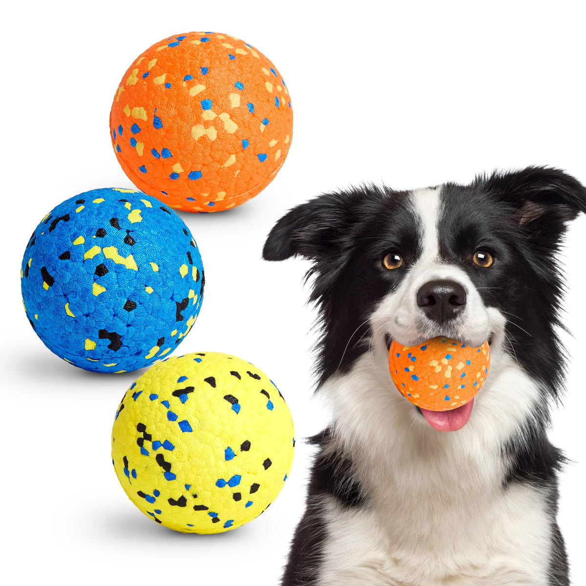 Pelota Kimee para perros, enfoque en lanzamiento y mordida estable para juego intenso