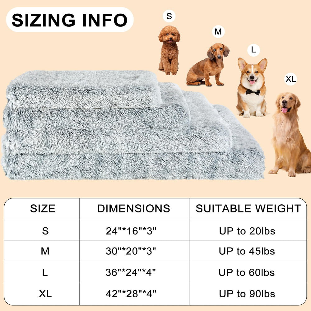 Dimensiones 36x24 en gris para perros medianos.