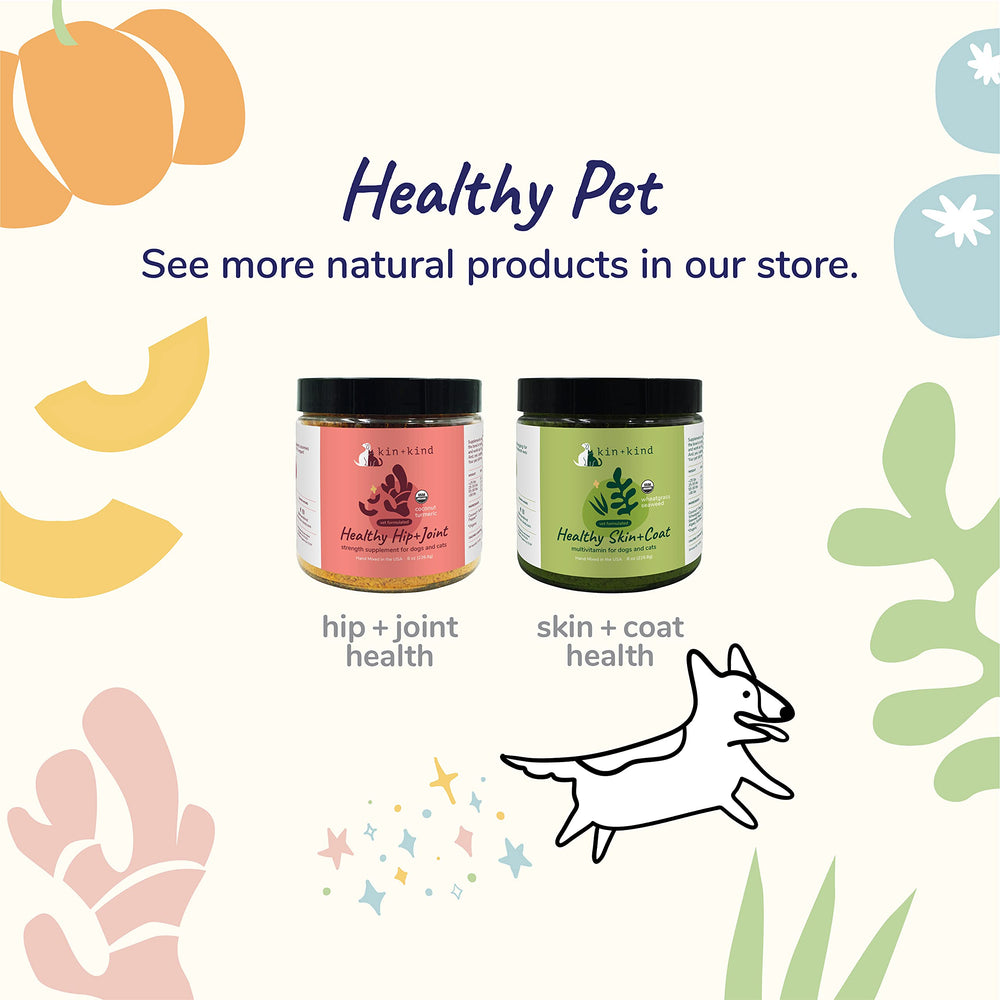 kin-kind Apoyo digestivo natural: fácil de incorporar a la rutina diaria de tu mascota