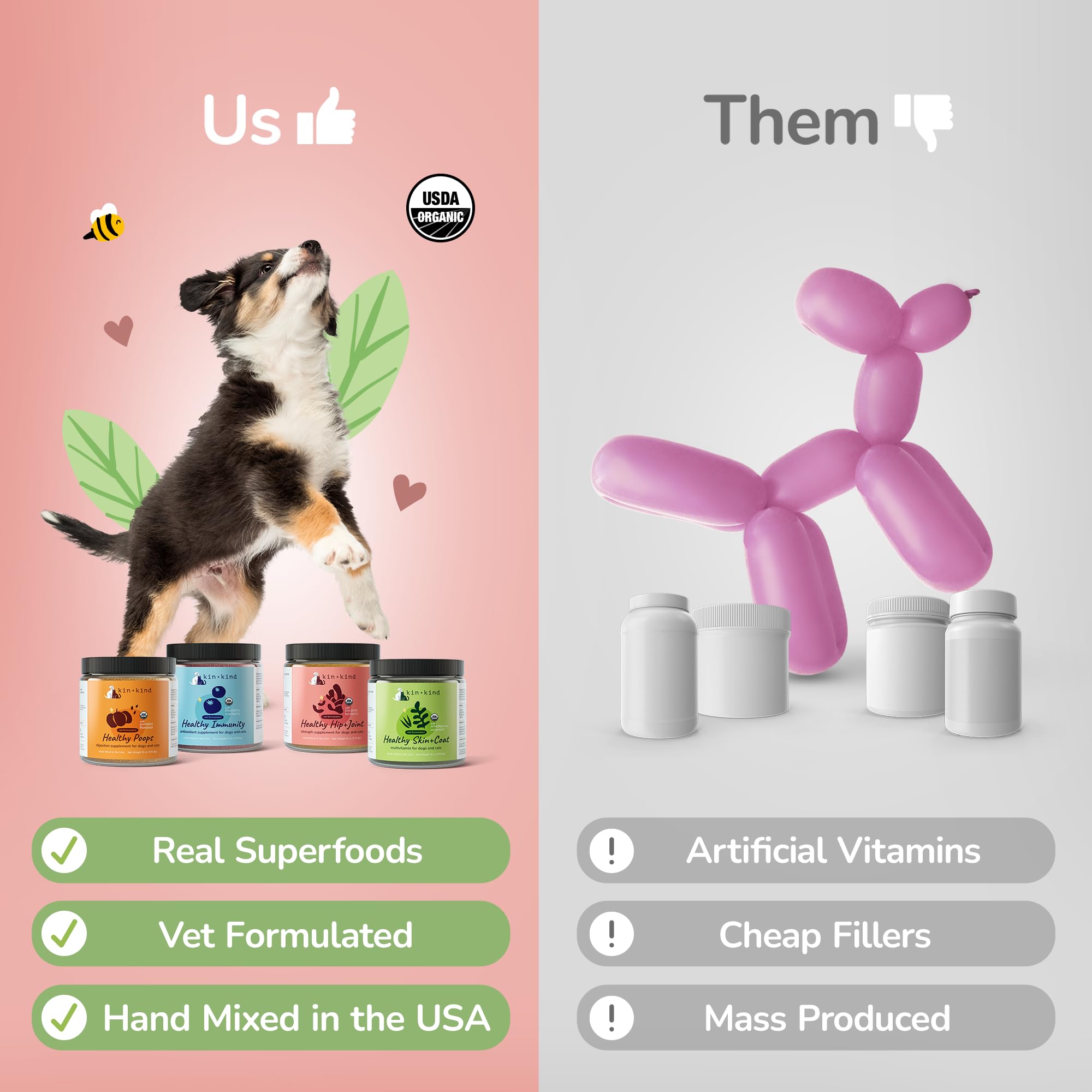 kin-kind ingredientes cúrcuma coco pimienta para movilidad natural.