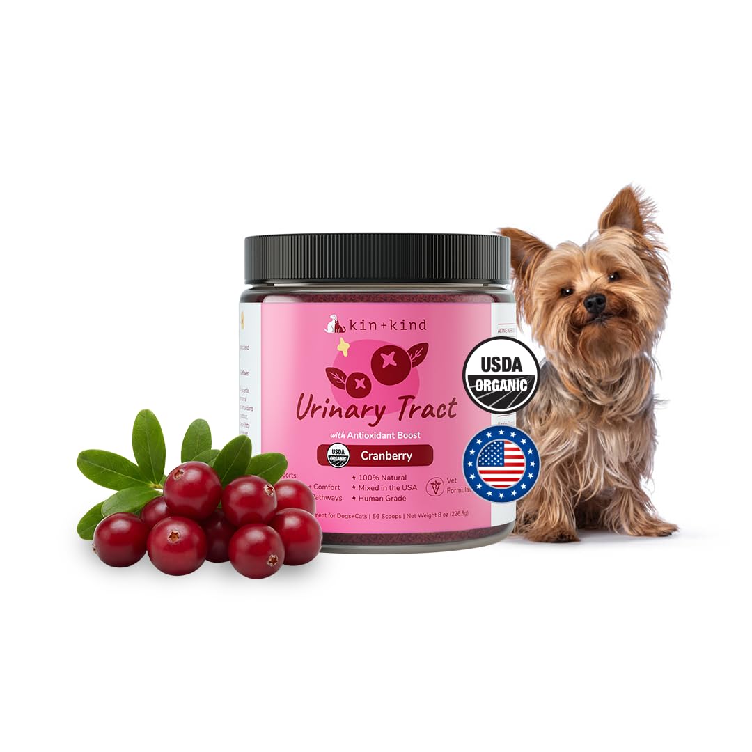 kin-kind suplementos mascotas frasco-8oz para uso diario y bienestar
