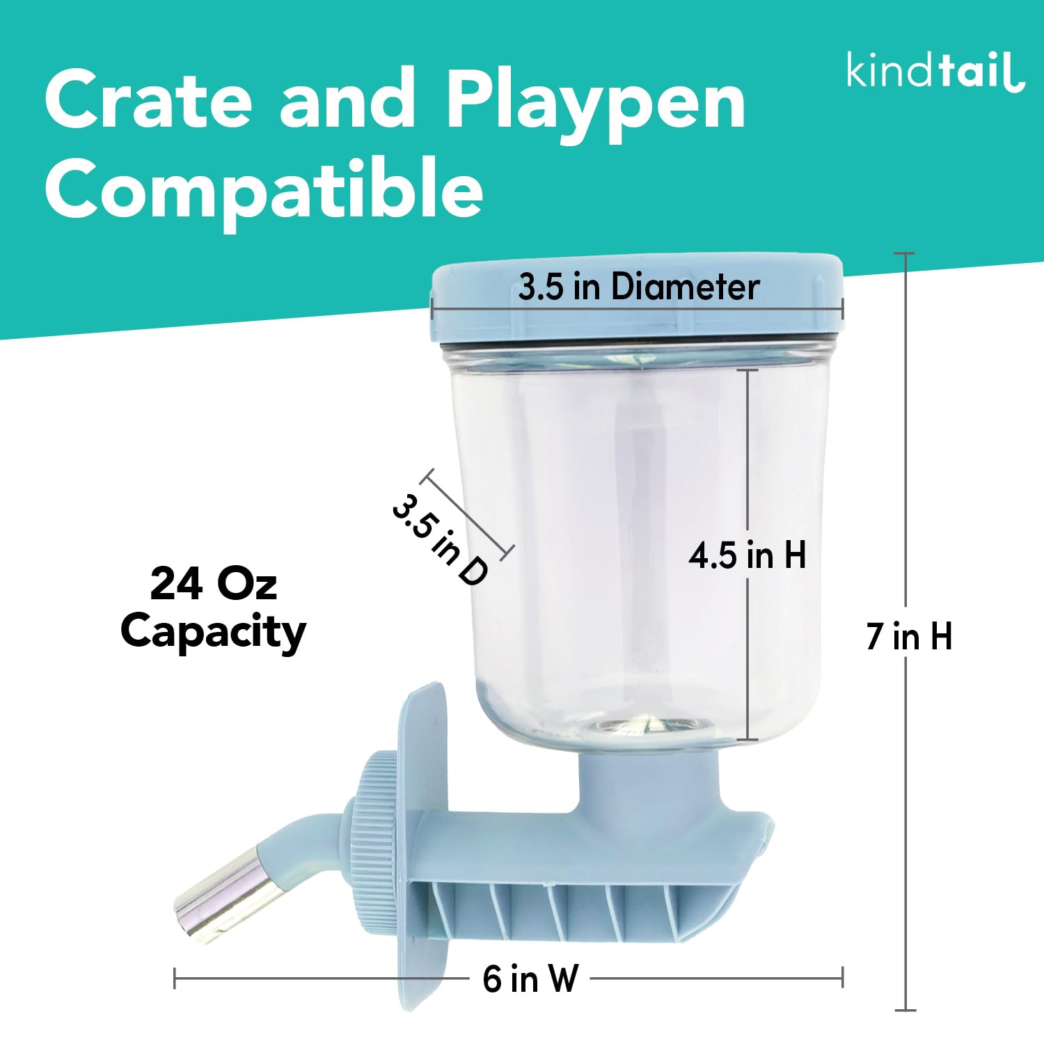 KindTail PAWDLE: materiales seguros, libre de BPA y acero inoxidable