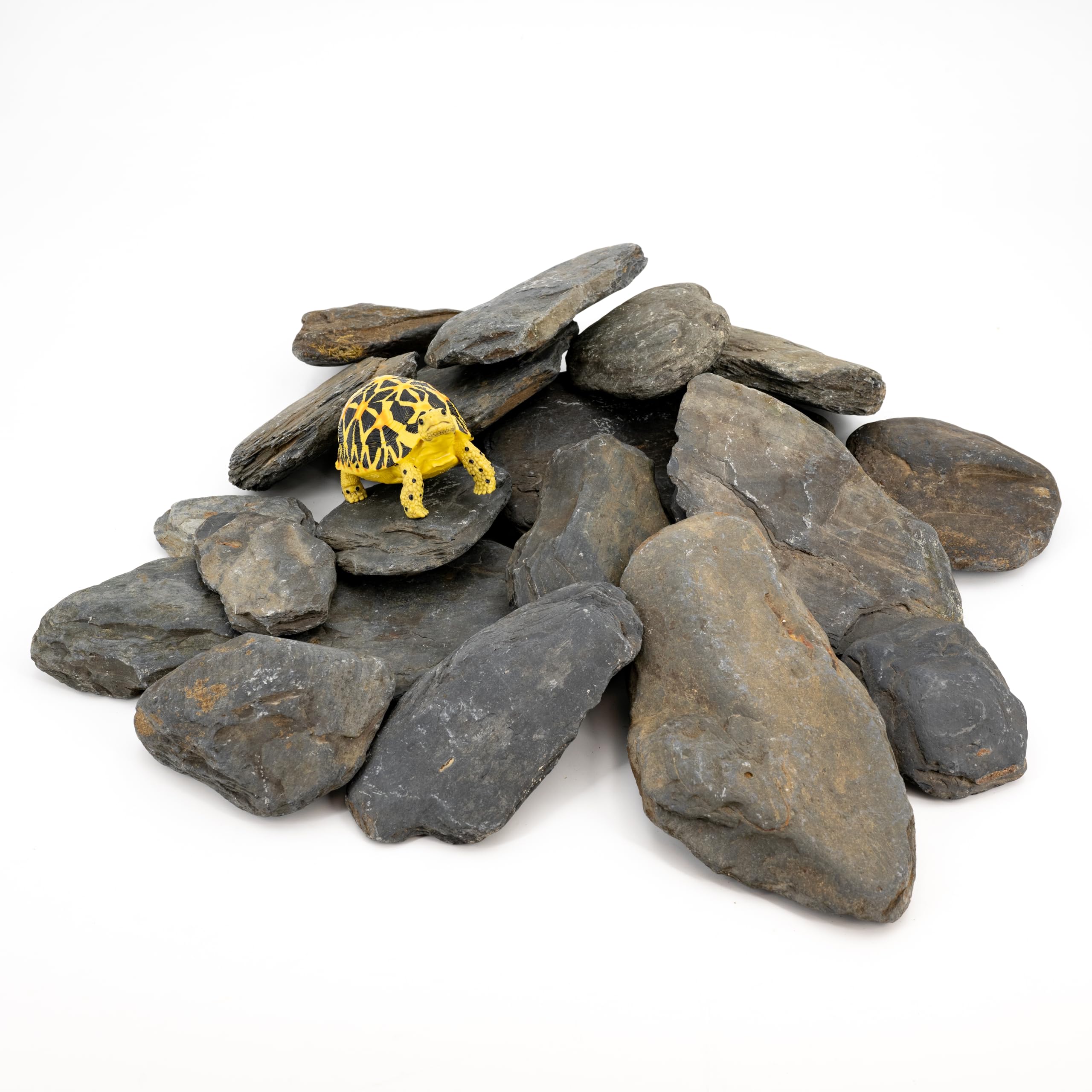 Rocas KINGRUI decorativas para interiores y exteriores en hábitats de reptiles.