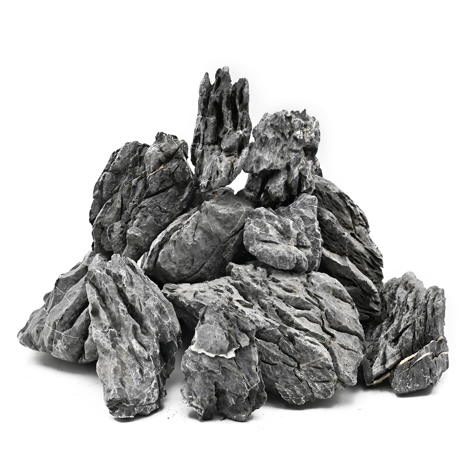 Kingrui piedra Seiryu dragon para acuario, textura natural para decoración