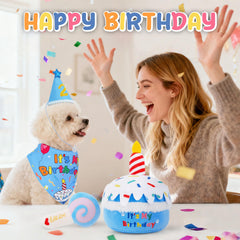 Bandana de cumpleaños de KIPRITII para perros, perfecto para fotos.