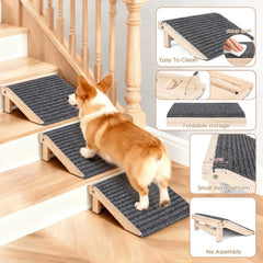 KISIMUY escalera-perro alfombra-suave protege patas y reduce deslizamientos.