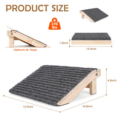 KISIMUY rampa-perro plegable interior-exterior para uso diario y almacenamiento fácil.