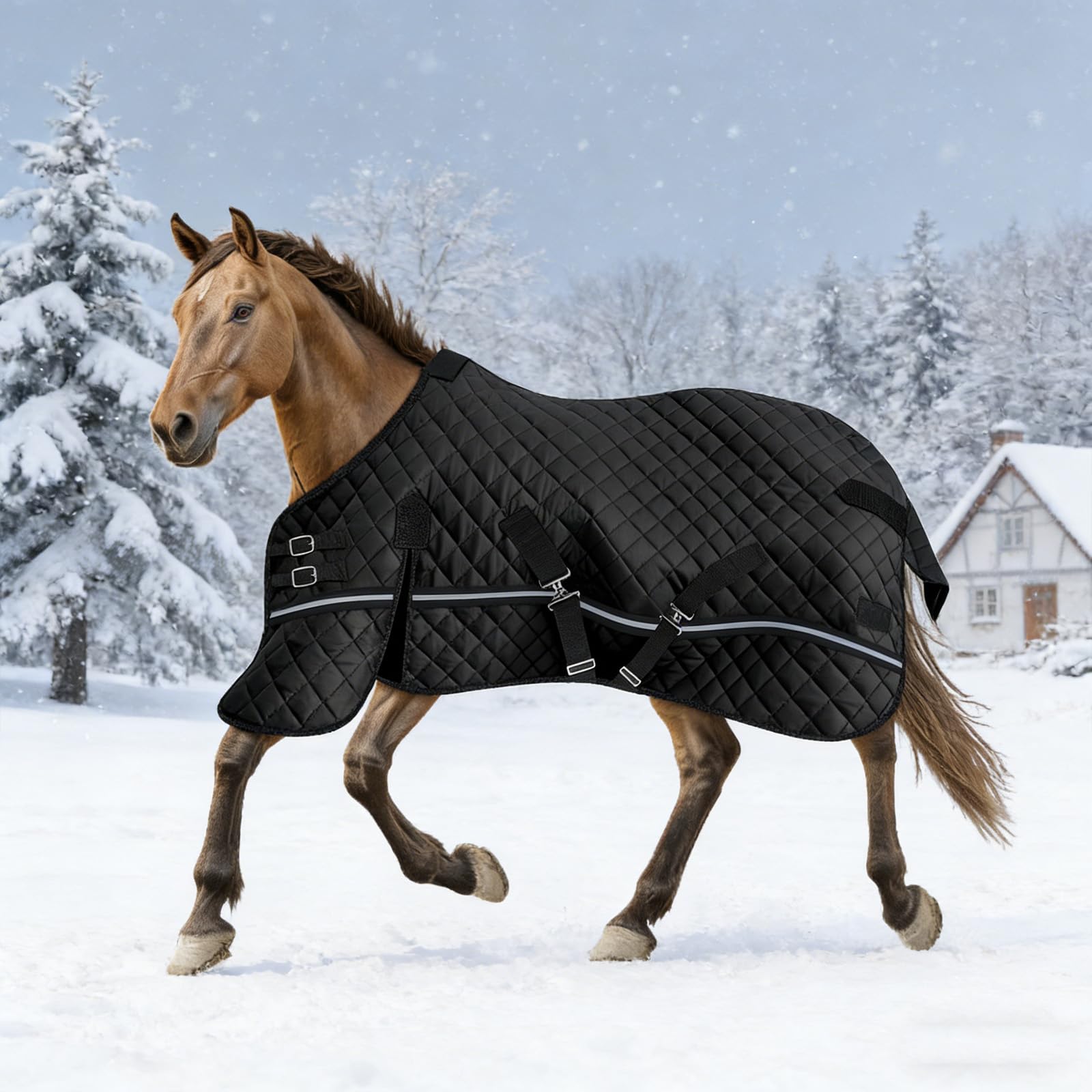 Kistrba confort duradero para trabajo y descanso del caballo.