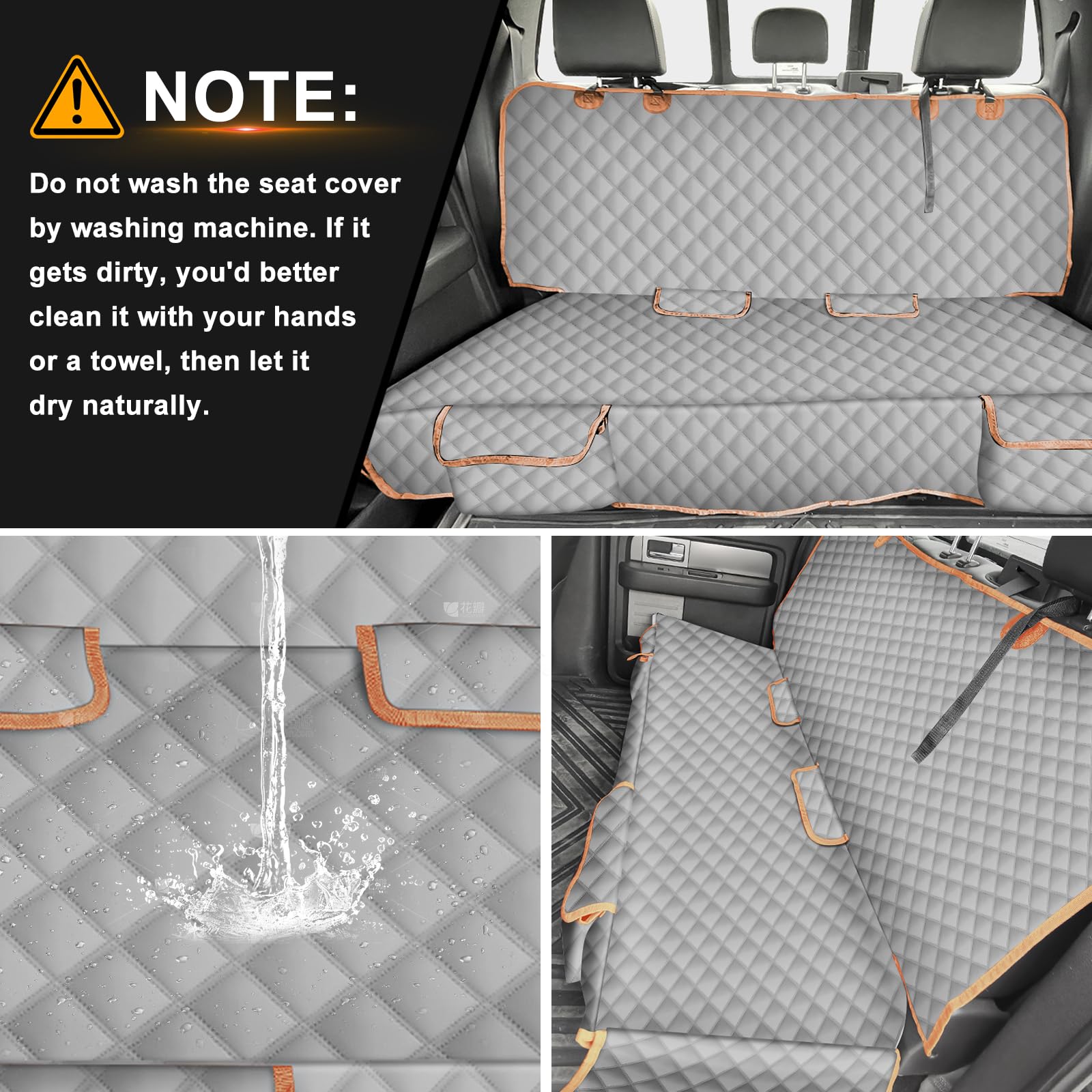 Protección total de asiento para viajes largos con perros gracias a su diseño.