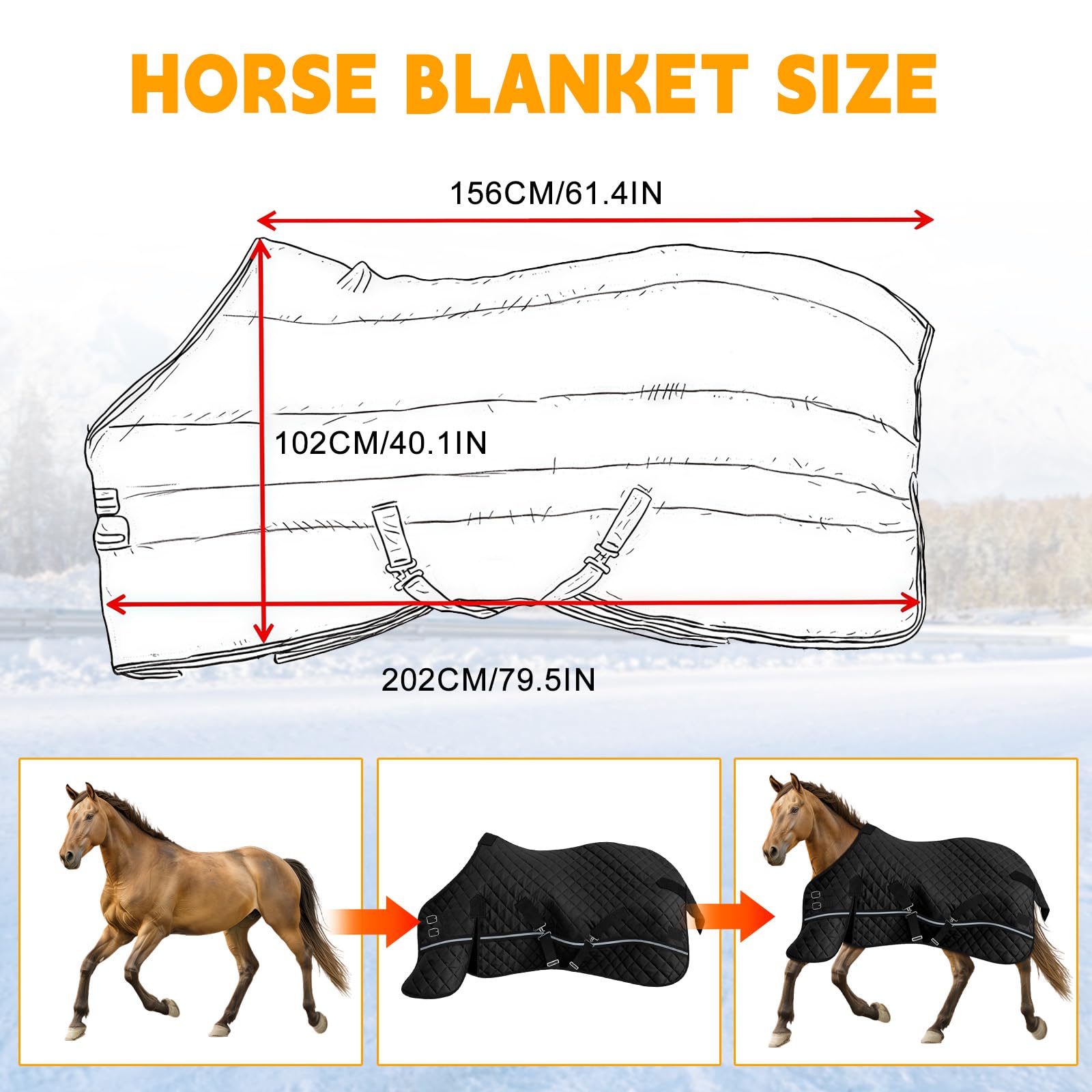 Kistrba tejido Pongee impermeable mantiene al caballo seco.