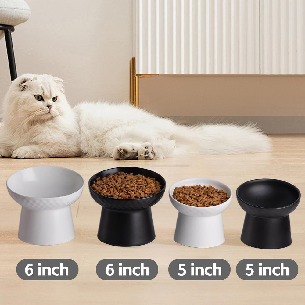 Bol chat KitchenLestar blanc, design hygiénique et polyvalent.