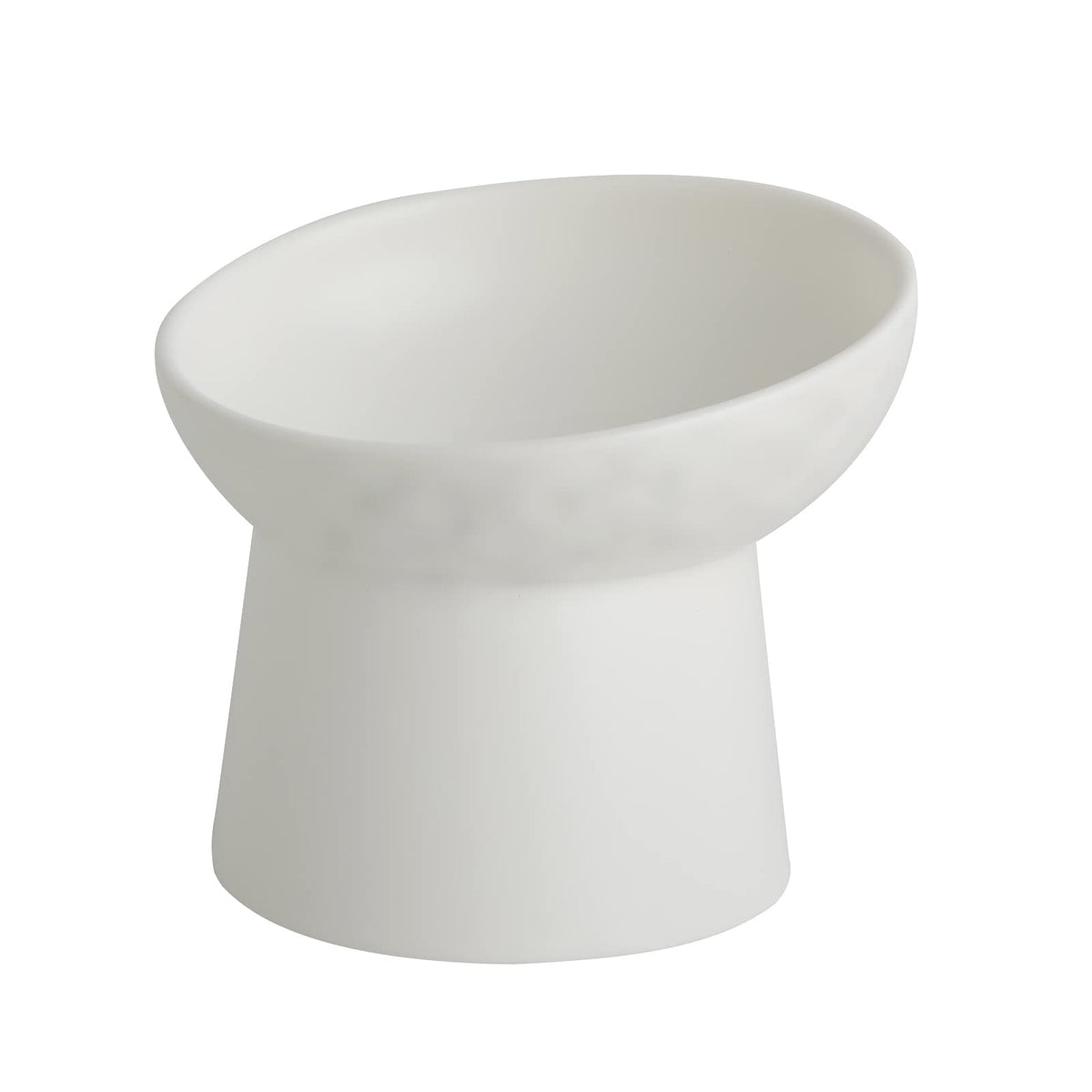 Bol chat KitchenLestar en céramique élevé et incline, confort lors des repas.