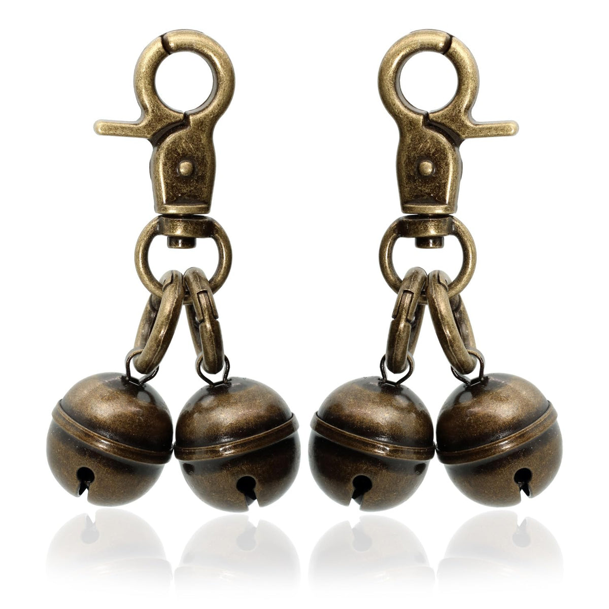 KITTAIL campanas de cobre para entrenamiento canino, señal audible para salir al exterior.
