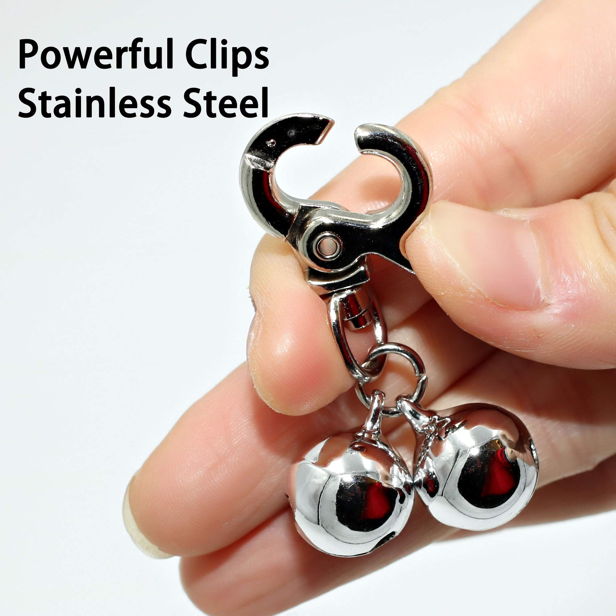Clips reforzados KITTAIL, cierre durable para collares de diferentes tamaños.
