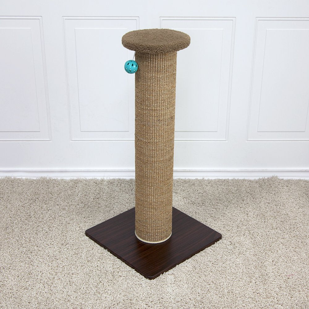 Kitty City base ancha estable para rascar con seguridad.