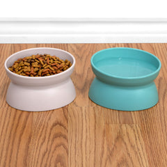 Base antideslizante Kitty City mantiene los cuencos estables.