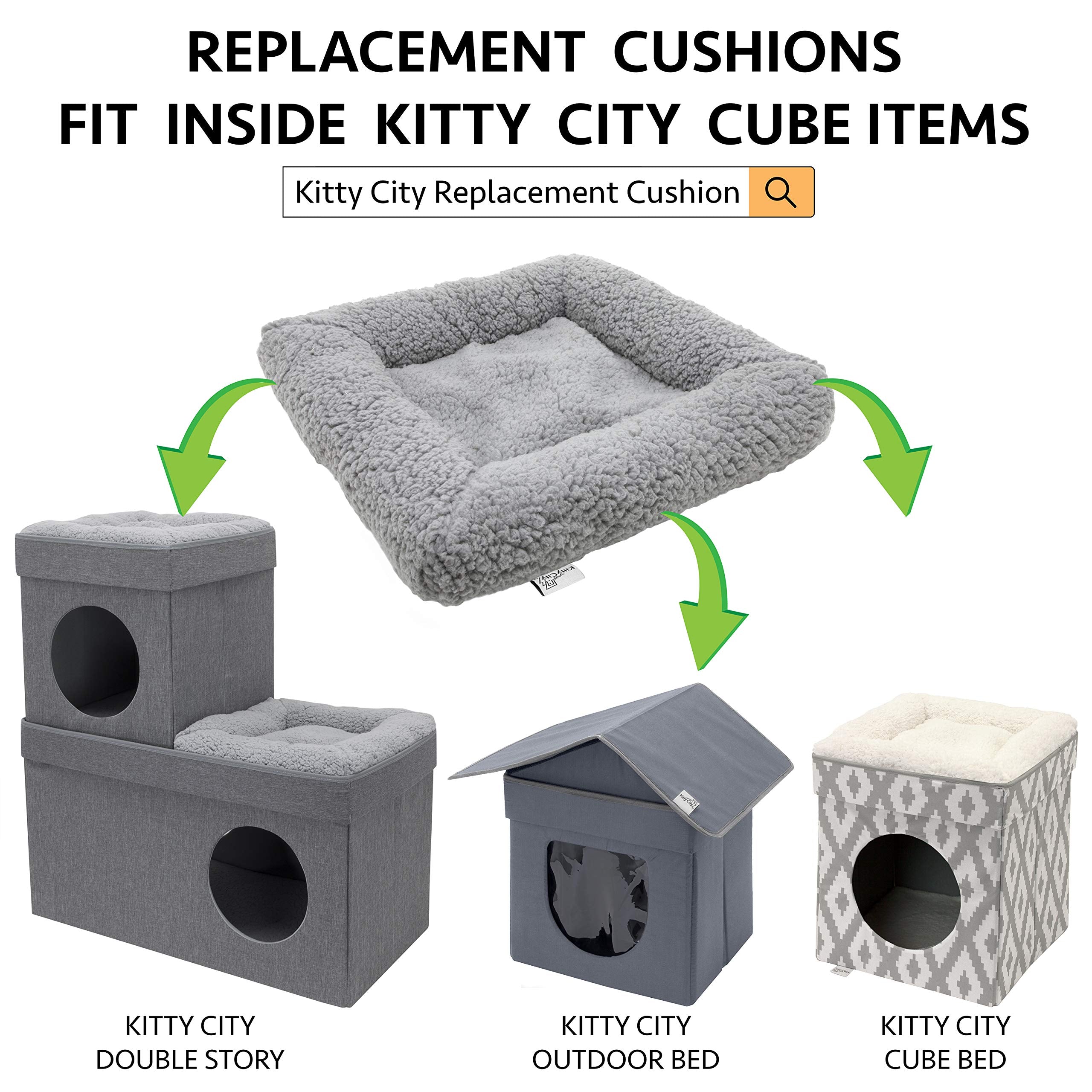Kitty City Claw Mega Kit 2.0: lavable a maquina para limpieza fácil.