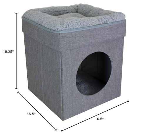 Kitty City: cojín interior lavable para una limpieza rápida.