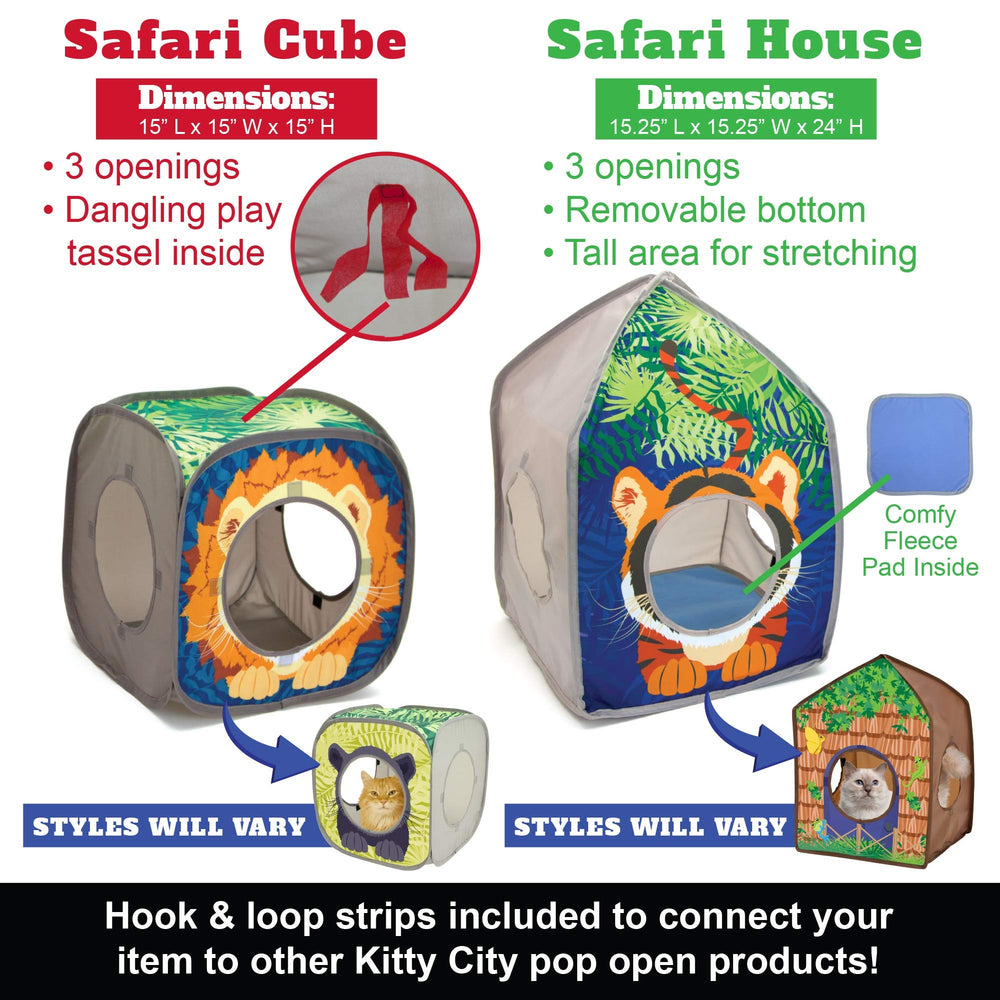 Kitty City Safari Jungle Tigre, materiales ligeros para uso diario