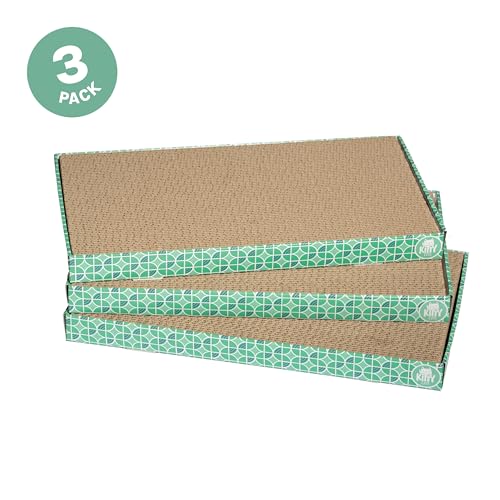 Kitty City XL rascadores corrugado no toxico, seguro para jugar con tu gato.