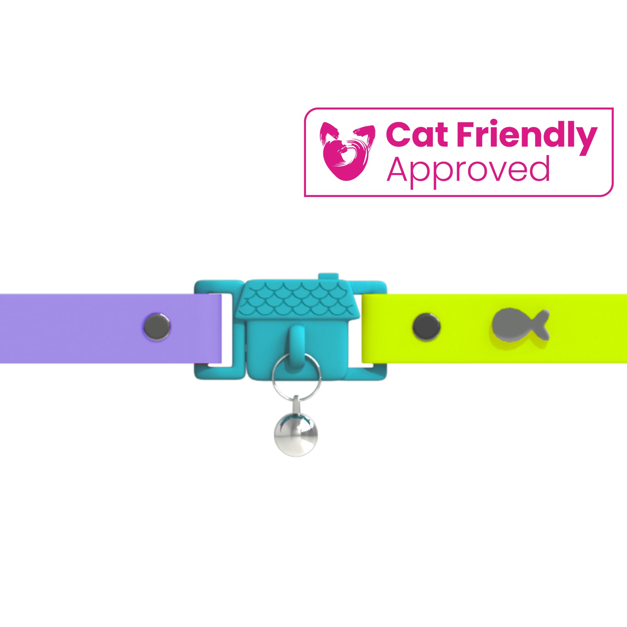 Kittyrama cierre de liberación rápida para seguridad en gatos y gatitos.