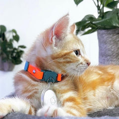 Kittyrama collar Tangerine campana-integrada para avisos sonoros suaves
