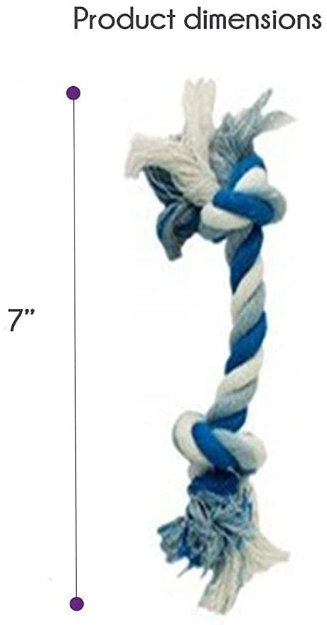 Knivel juguete de cuerda para cachorro pequeño, perfecto para mordidas y entrenamiento.