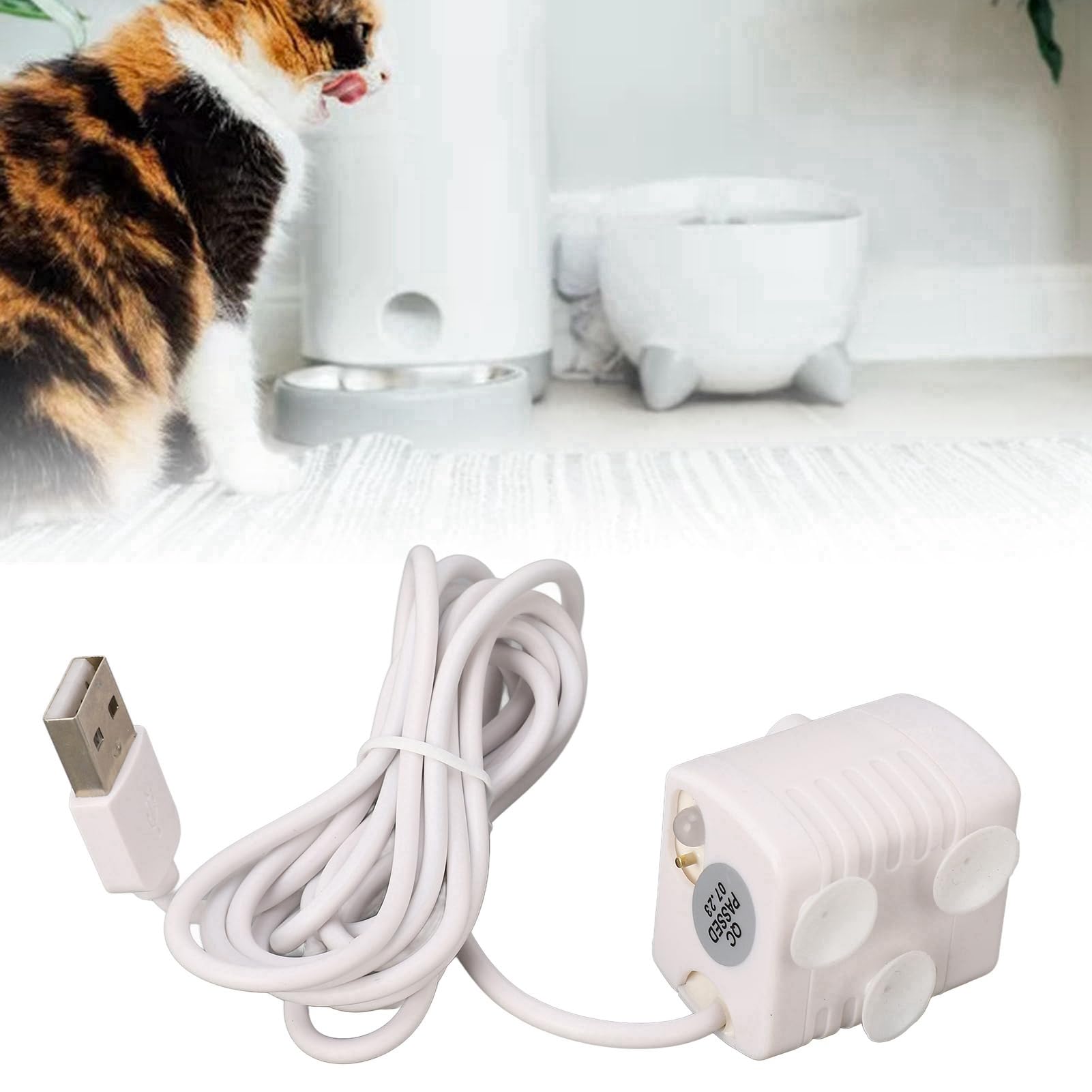 Bomba Kodrily con cable de 148,5 cm para instalación limpia.