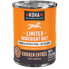 KOHA lata de perro pate textura, experiencia suave para una comida fácil de disfrutar.