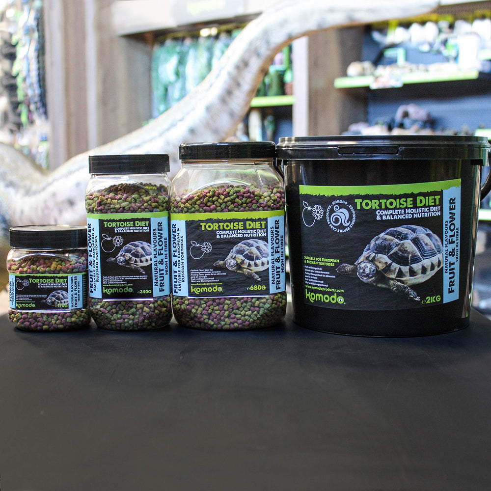 Komodo Dieta holística para tortugas europeas y rusas, opción completa.