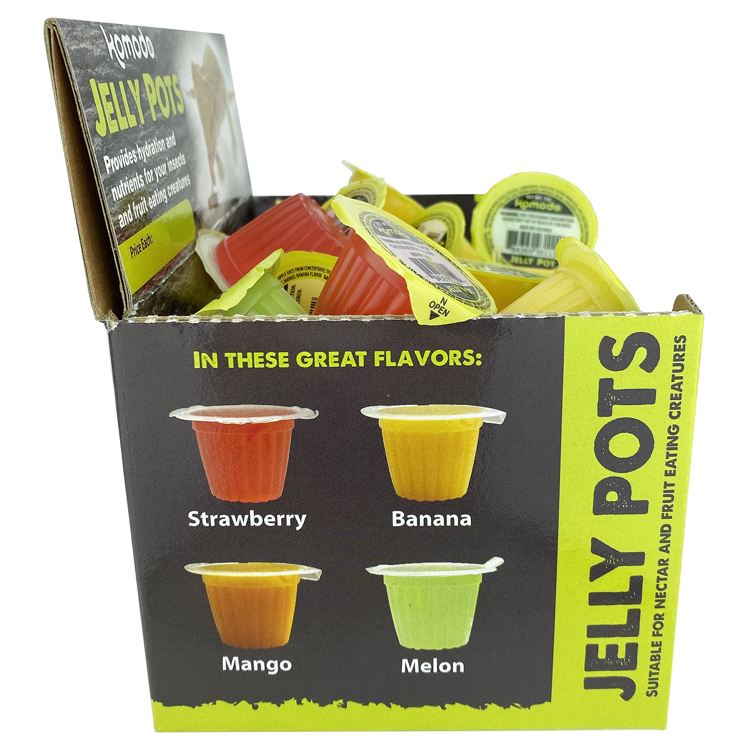 Komodo Jelly Pots Sabor Mango, gelatinosa para hidratar insectos