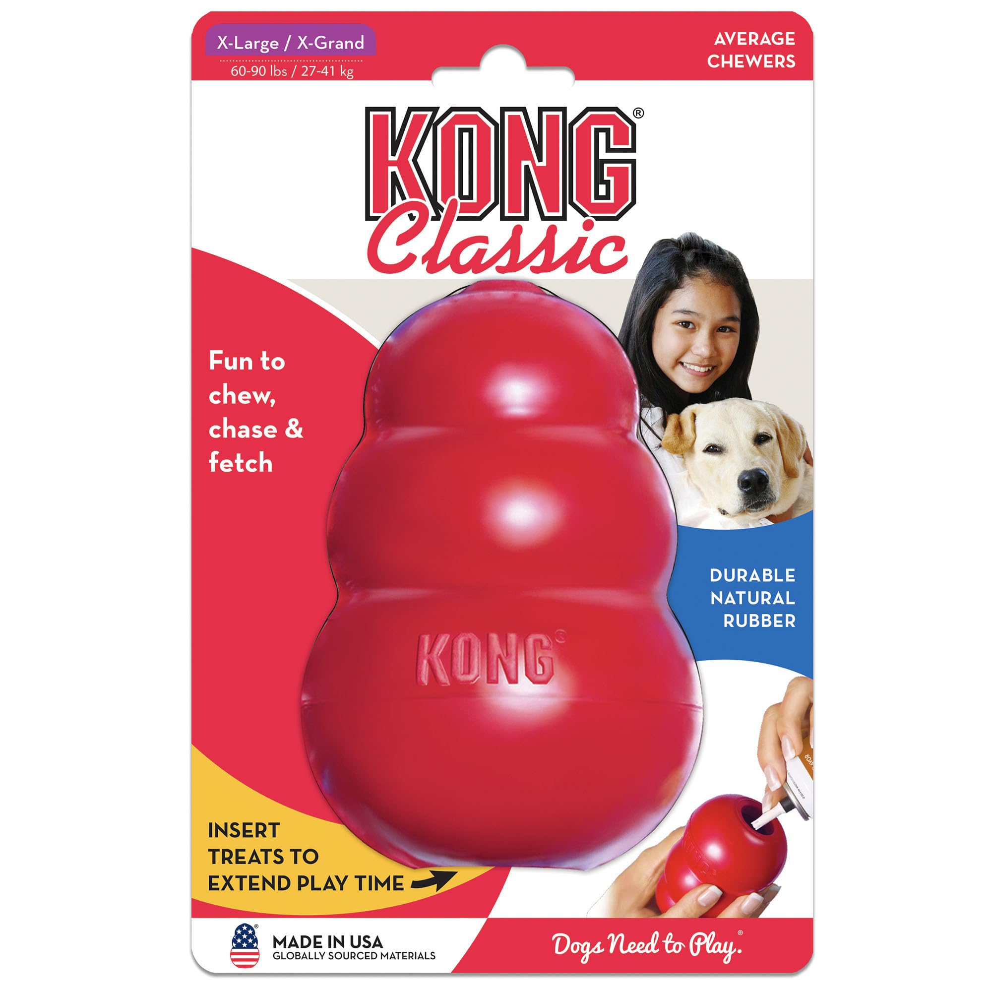 KONG actividad juego y paseo para perros curiosos.