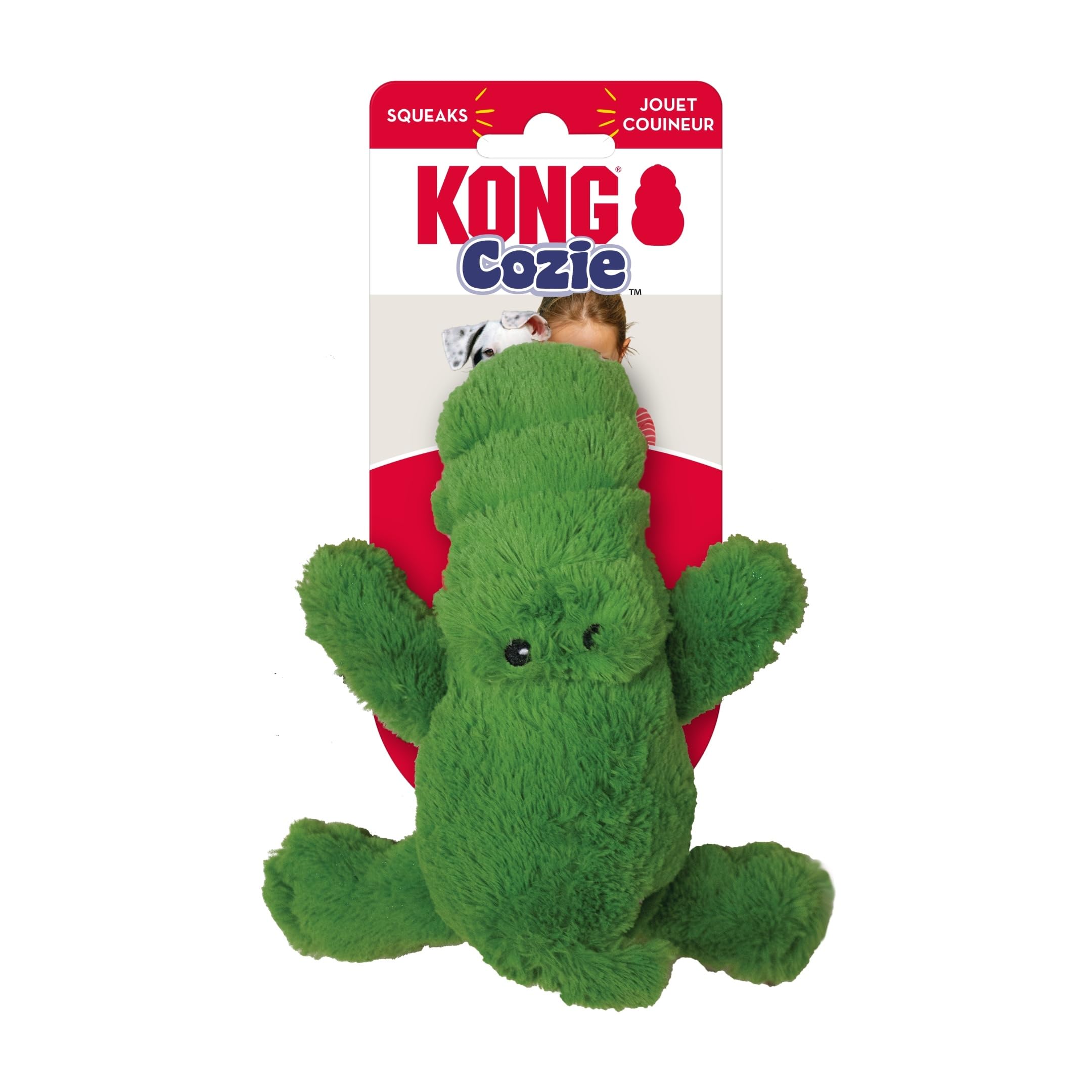 KONG Ali Alligator Cozie uso-juego-ideal para sesiones en casa