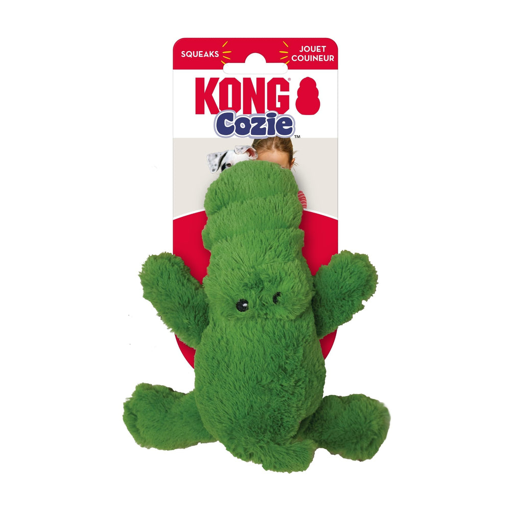 KONG Ali Alligator Cozie uso-juego-ideal para sesiones en casa