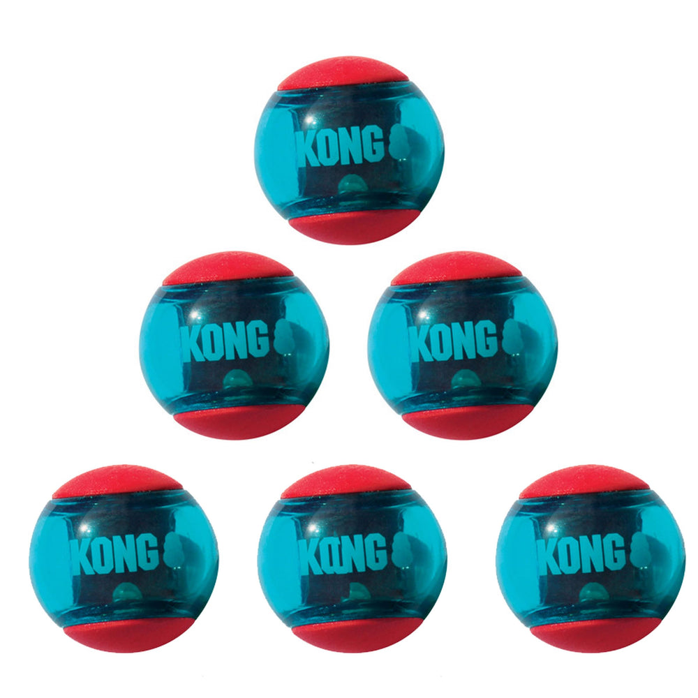 KONG Squeezz Action Ball para morder, perfecto para perros que mastican