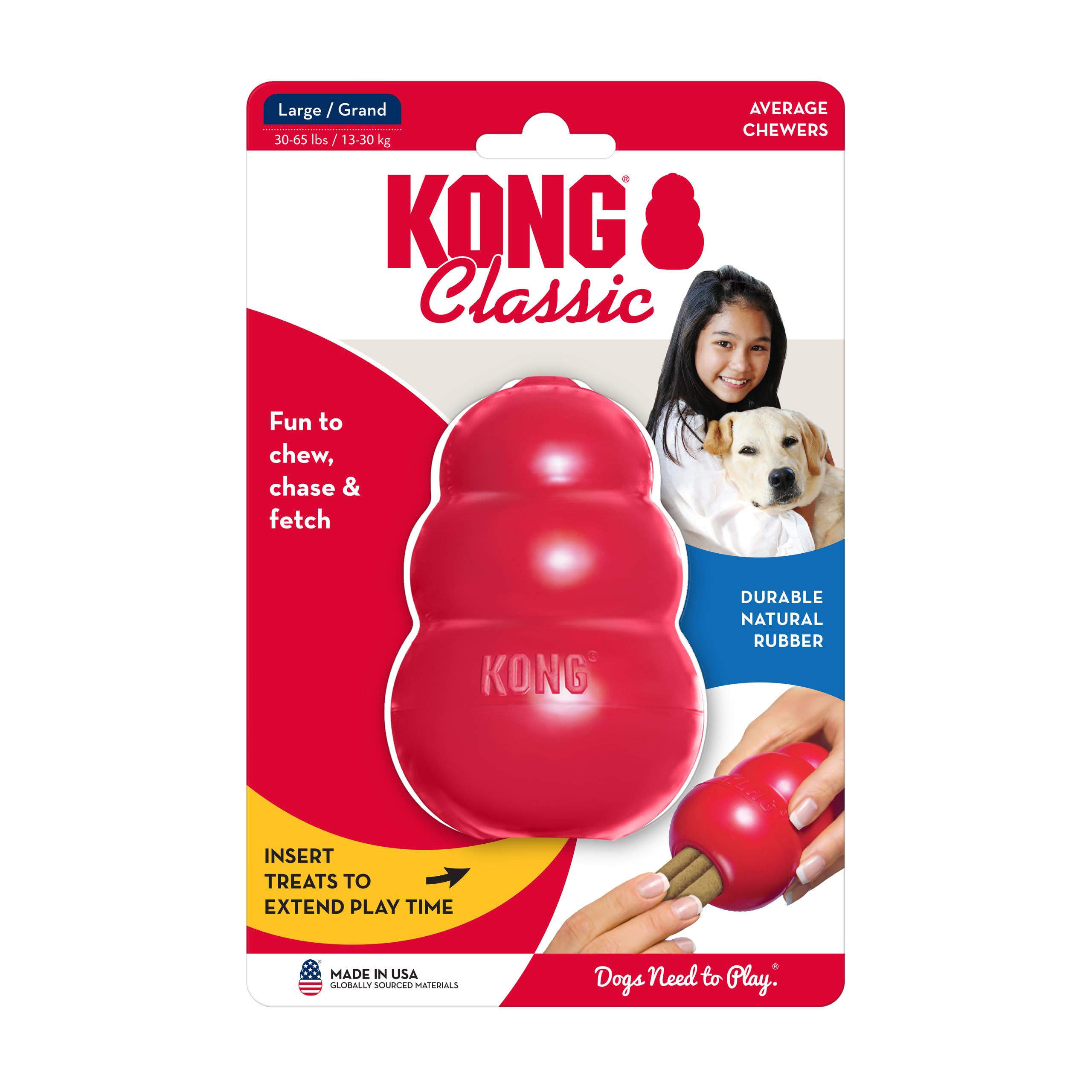 KONG Clásico: divertido incluso al congelarlo para enriquecer la experiencia.