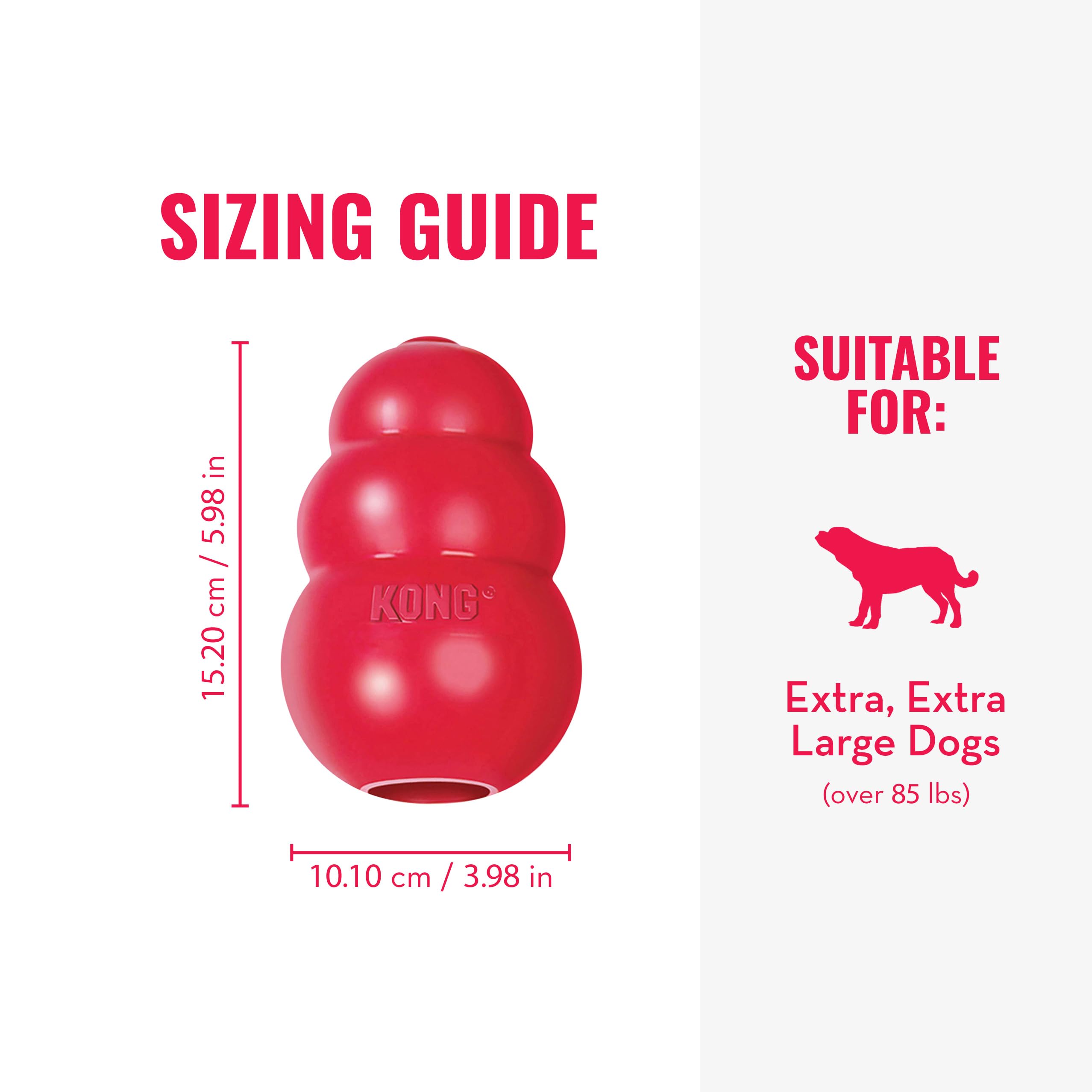 KONG Classic: apto para lavavajillas, limpieza rápida y sencilla