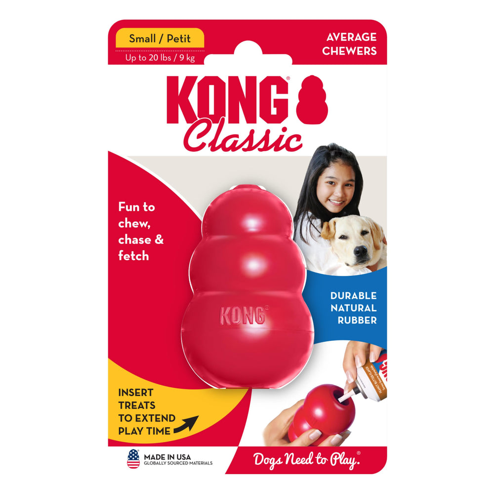 KONG Classic recomendado por profesionales para entrenamiento y diversión