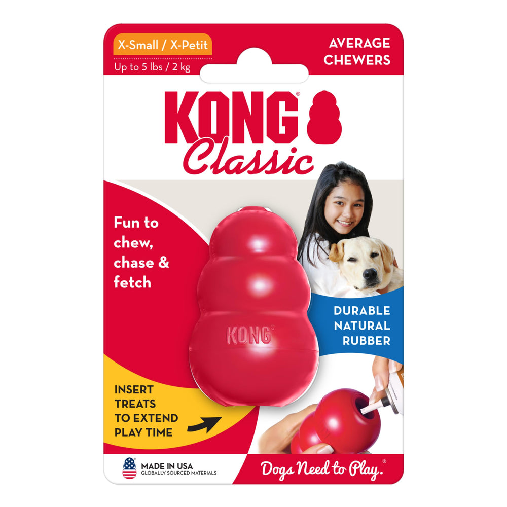 KONG Classic: seguro para lavavajillas tras uso cuidadoso.
