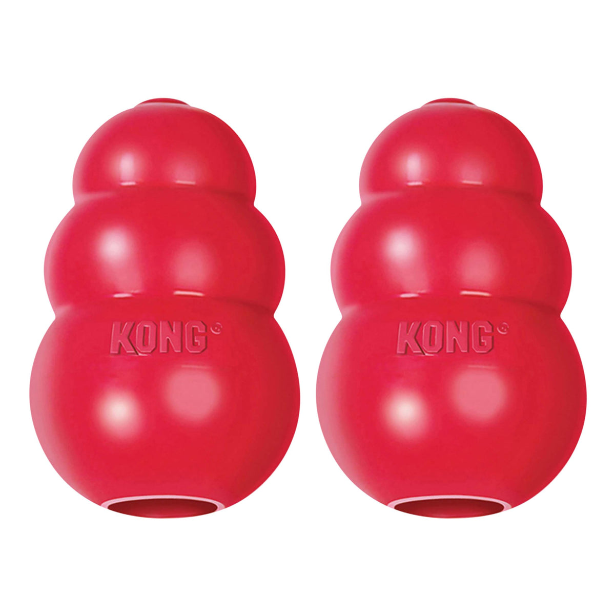 KONG Classic, juguete-perros-masticacion, ideal para sesiones de masticación seguras.