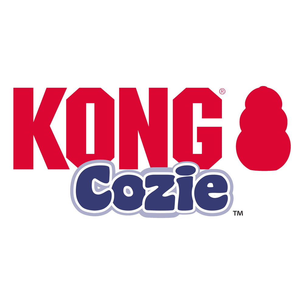 KONG Cozie Cocodrilo Ali, ideal para perros medianos y juegos en interiores.