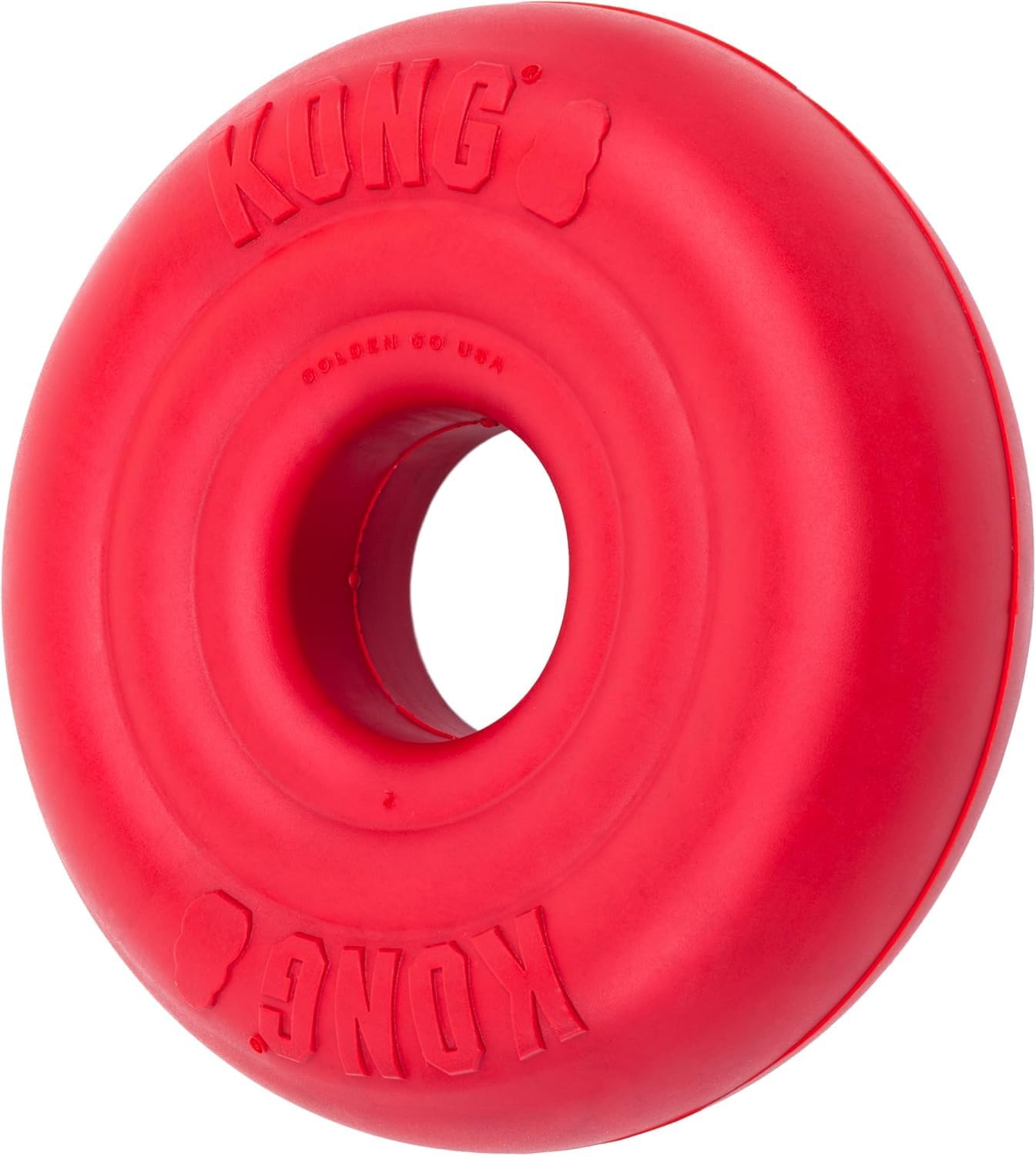 KONG Donut, color natural, suave al morder y fácil de limpiar