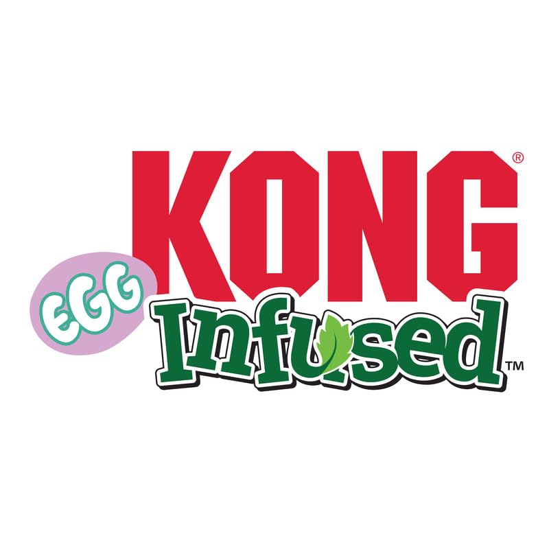 KONG Dos huevos con hierba gatera, ideal para entretenimiento entre gatos.