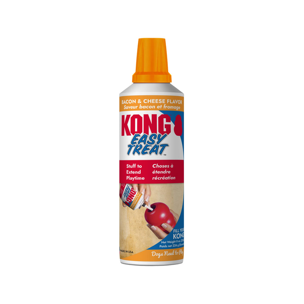 Congelar relleno KONG Easy Treat para juego prolongado.