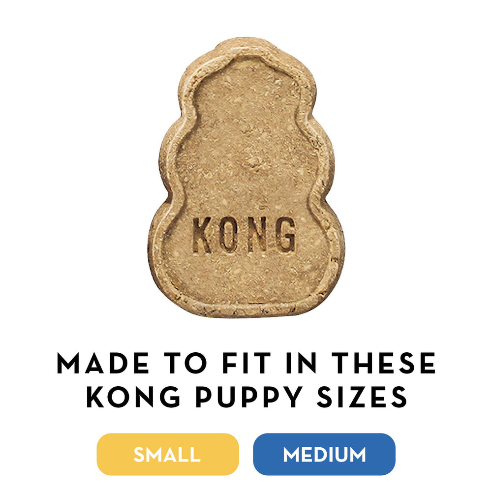 KONG Easy Treat Spray con boquilla única facilita dosificación sin desorden para rellenar juguetes.