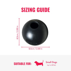 KONG Extreme Ball duradera de goma natural para juego diario.